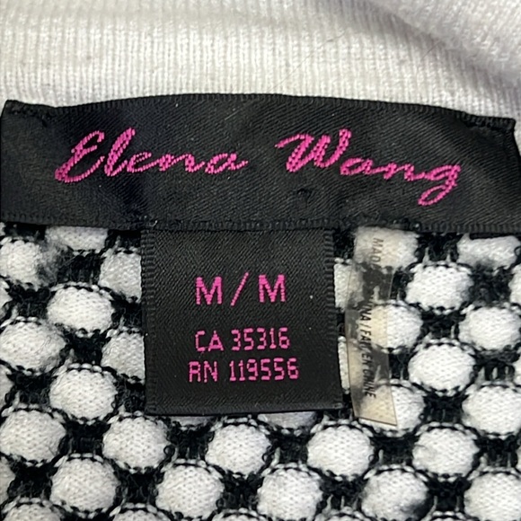SOLD IN STORE Elena Wang High Funnel Neck Sweater Size Medium - Picture 4 of 9